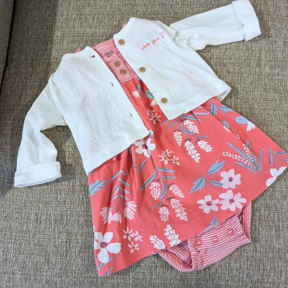 Carter's dress with sweater